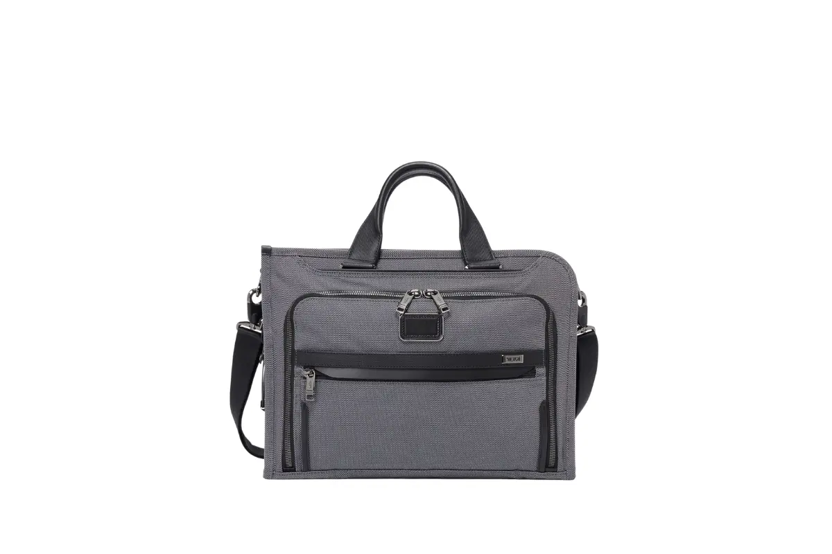 TUMI ALPHA X Slim Deluxe Portfolio Meteor Grey - Beirut Duty Free