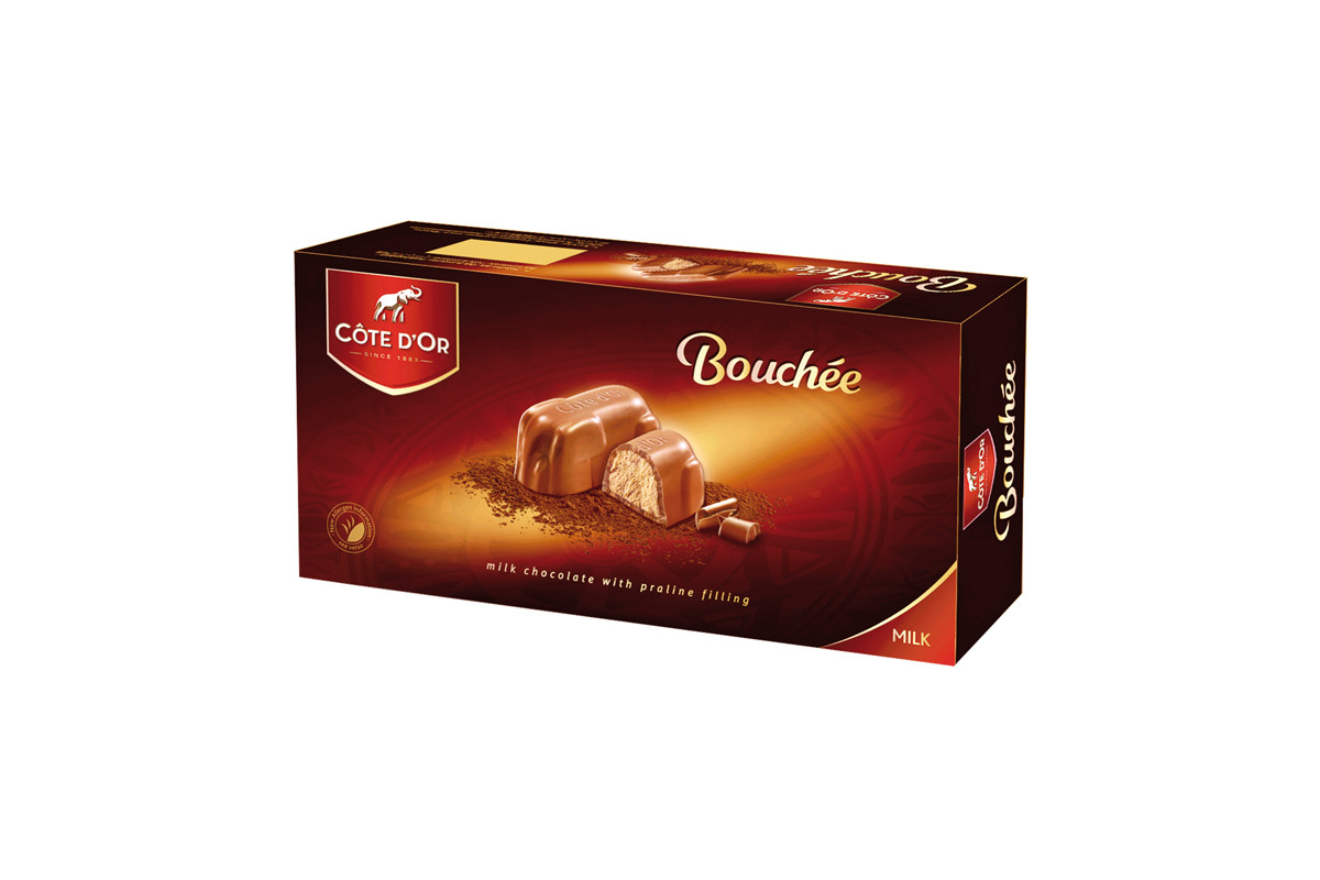 Côte d'Or Belgian Chocolate White Chocolate Bar Praline 4-Pack