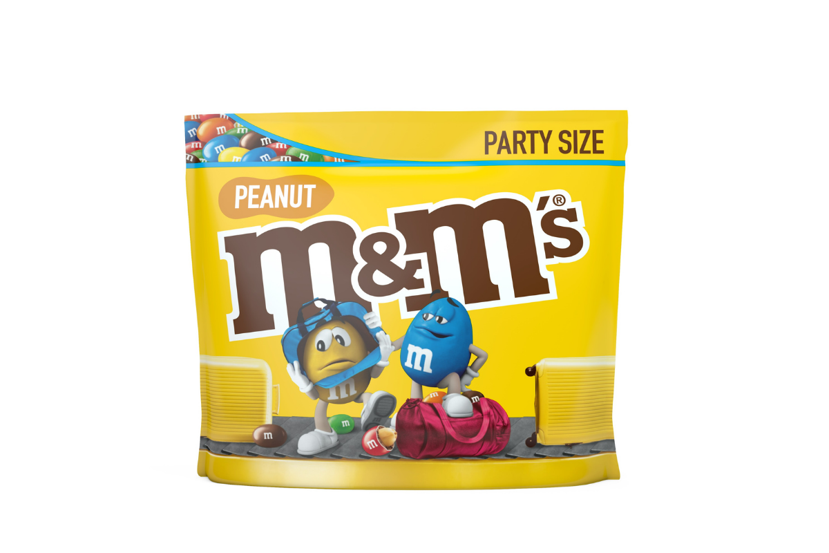 M&M's Peanut Chocolate Party Pouch Bag 1kg- Beirut Duty Free