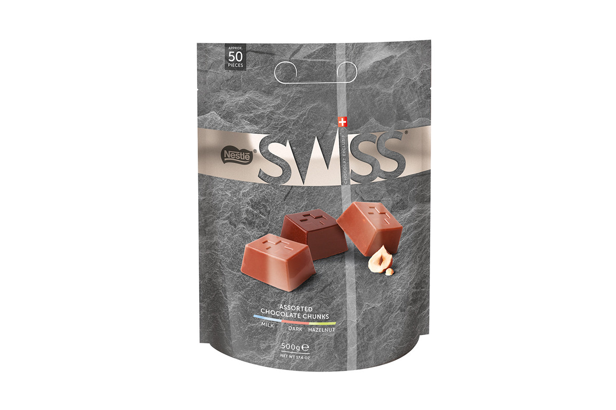 Nestl Swiss Milk Chocolate Chunks Bag 470g Beirut Duty Free